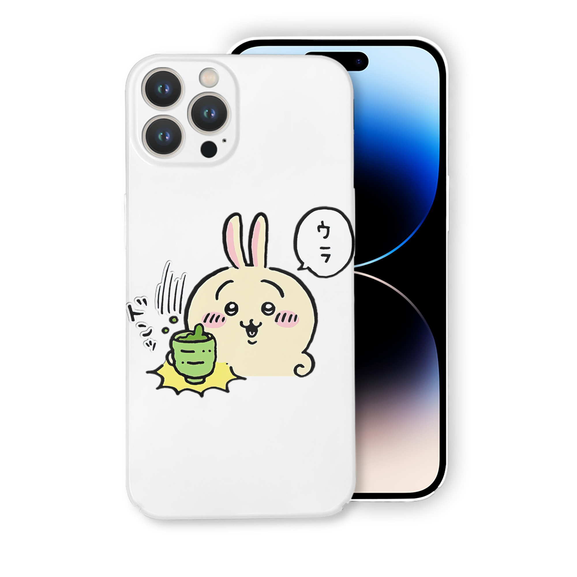 （画像用） ちいかわ うさぎ Chii-kawa usagi 【iPhone 14シリーズ対応】ハードケース